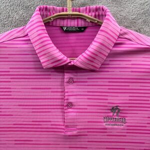 Levelwear Shirt Mens Large Pink Copperhead‎ Innisbrook Golf Polo Performance